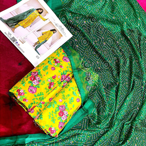 3-piece printed suit