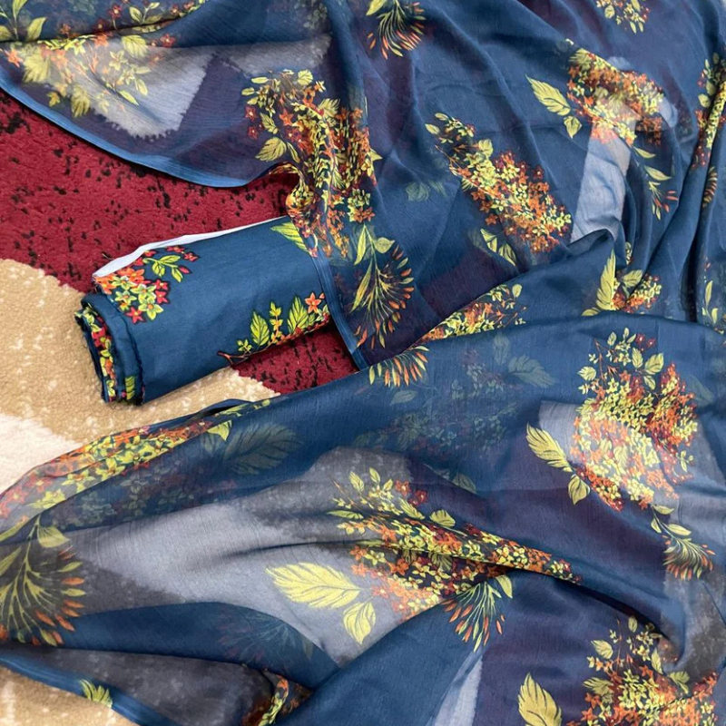 Printed shirt & dupatta: