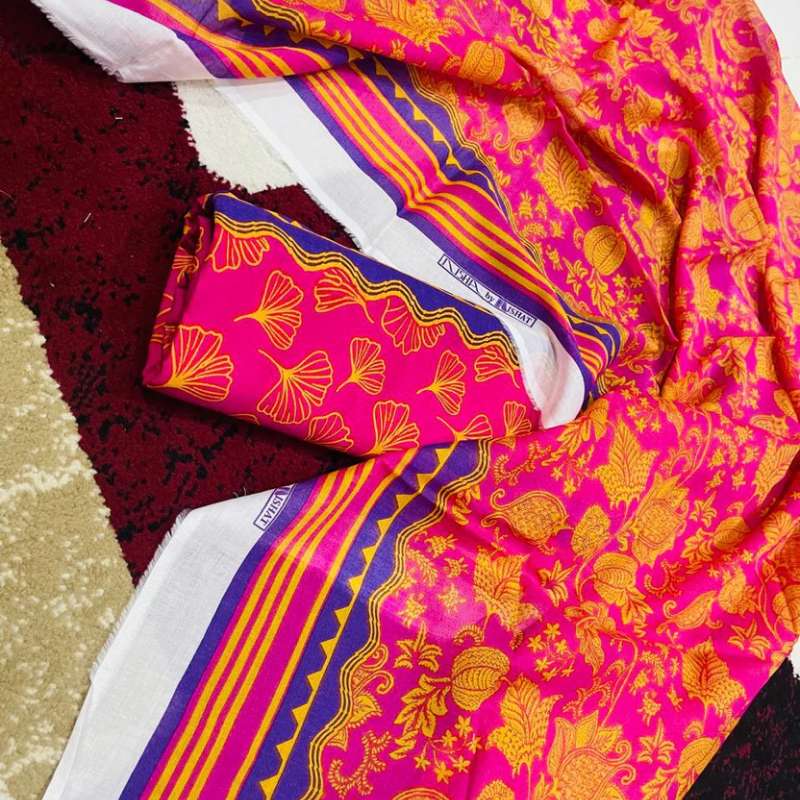 Printed shirt & dupatta: