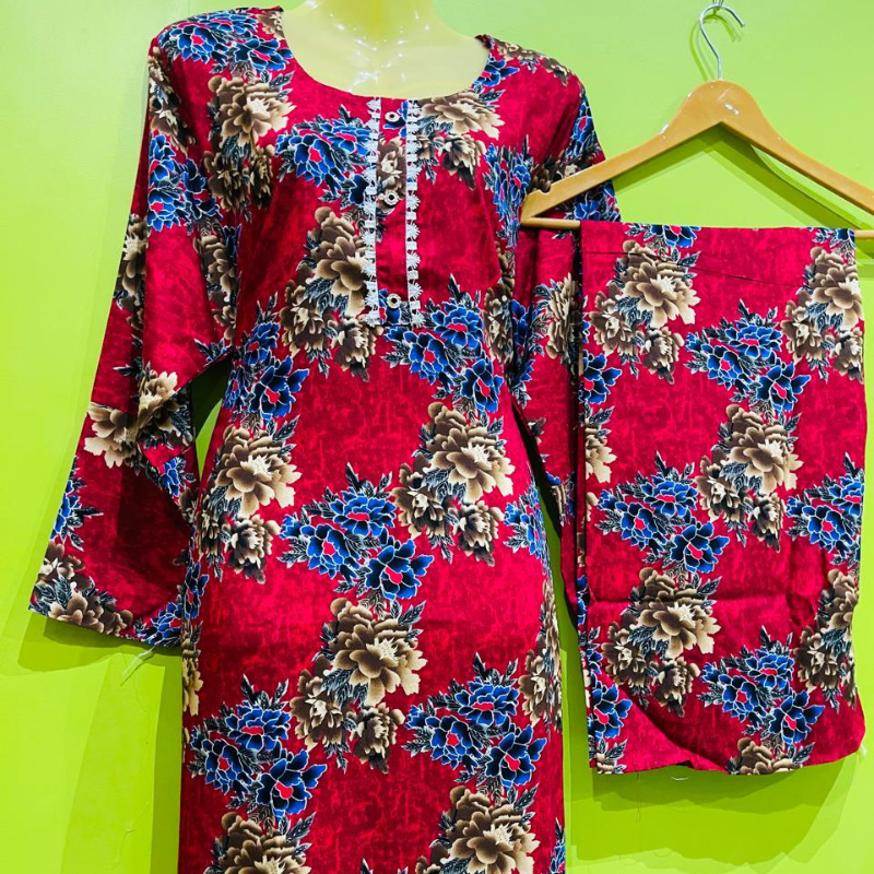 Linen 2PC Stitched Shirt & Trouser