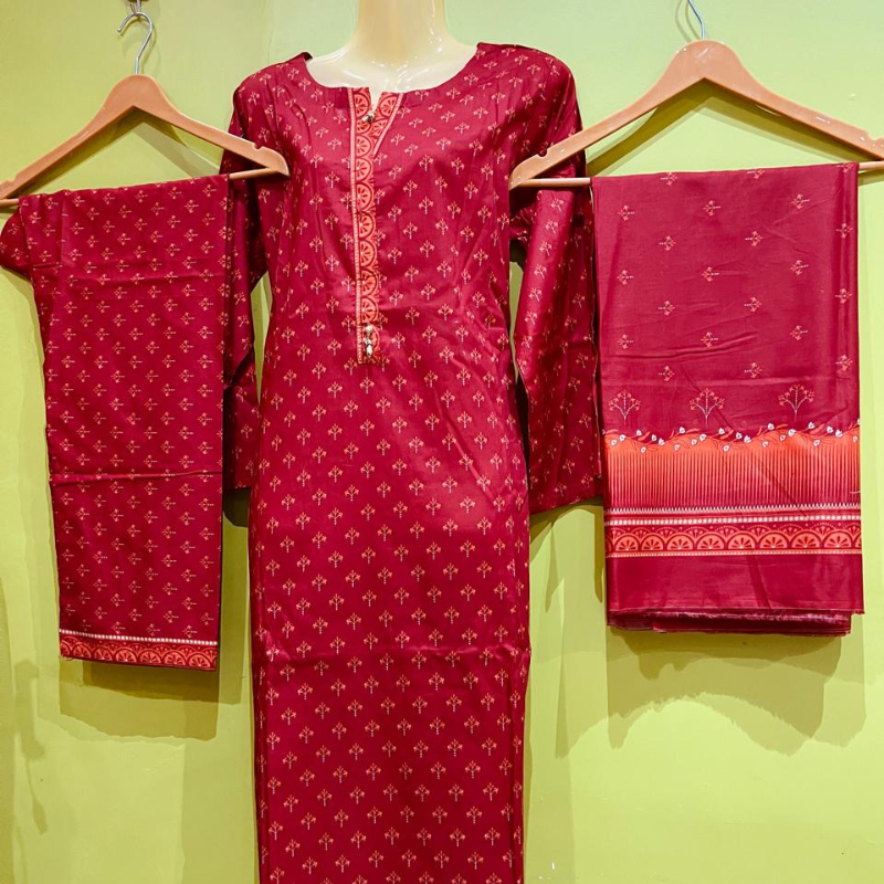 Bin Saeed stitched 3-piece suit