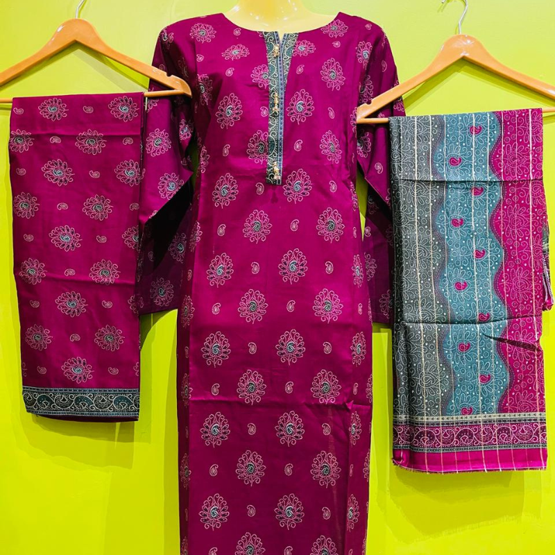 Bin Saeed stitched 3-piece suit