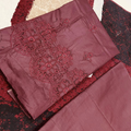 2PC Unstitched Boring Daman Suit: