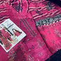 Embroidered 3PC Unstitched Suit: