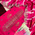 Embroidered 3PC Unstitched Suit: