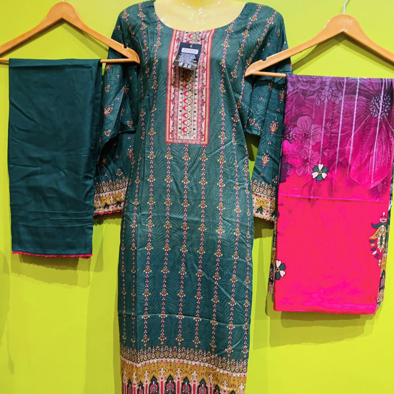 Lawn 3PC Stitched Suit