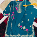 kids embroidery suit